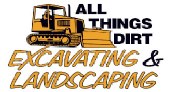 Logo, All Things Dirt Excavating and Landscaping, Olympia, Washington, USA - www.atdexcavating.com. All rights reserved.