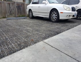 VersiGrid gravel parking