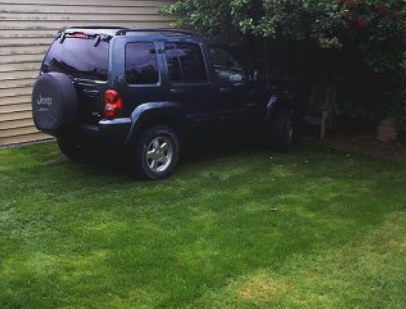 VersiGrid grass paving grid for backyard parking
