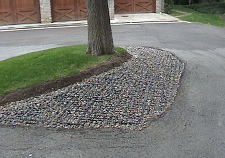 VersiGrid tree root protection for grass or gravel paving