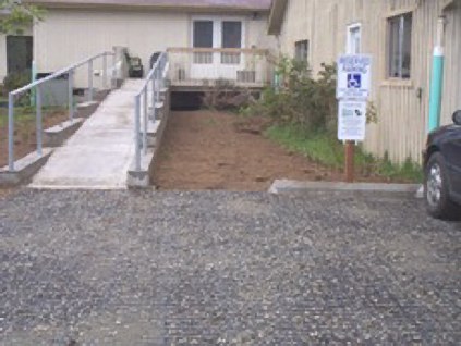 VersiGrid handicap gravel parking for conservation district in Kitsap WA