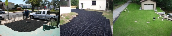 VersiGrid grass driveway and gravel driveway